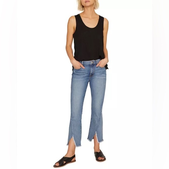 SANCTUARY Denim Connector Kick Crop Standard Rise Women Size 27 $169 MSRP NWT - Picture 3 of 11